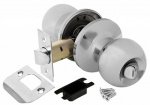 Ручка-защелка кноб Trade Lock 6072 (DK672) PUNTO, фиксатор, хром