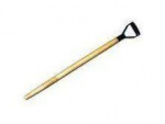 Черенок для лопаты, деревянный, с ручкой, диаметр 32 мм, 100 см