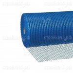 Сетка стеклотканевая (рул.) 1*50м, Polinet+, Фасадная, 160гр/м2, 5*5