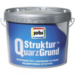 Грунт JOBI StrukturQuarzGrund, под декоративные штукатурки, белый, 10 л