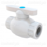 Кран шаровый ПП D 20-1/2", внутренняя резьба, РТП