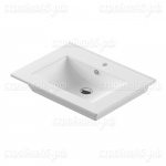 Умывальник мебельный Sanita Luxe Quadro 75, белый, 46*75 см