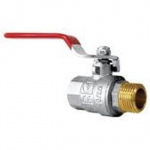 Кран шаровый VT.215, Base, 3/4", муфта-штуцер, рычаг