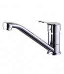 Смеситель LEMARK LM6554С, Partner, латунь, хром, однорычажный, без лейки