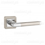 Ручка Trade Lock PLUTON QR52 SN/CP-3, PUNTO, раздельная, матовый никель/хром