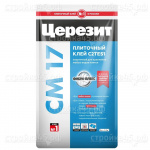 Клей плиточный Церезит CM 17 SUPER FLEX , белый, 5 кг