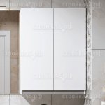 Шкаф Alavann Soft Silver, распашные створки, серый, 60*80*21,6 см 
