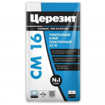 Клей плиточный Церезит 5 кг, СМ 16, Белый
