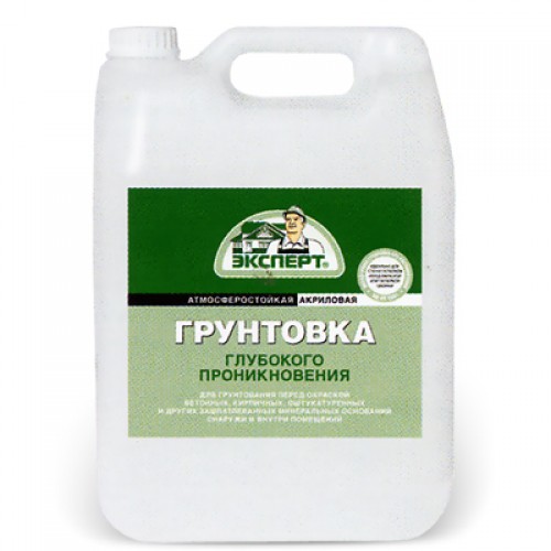 Грунтовка ЭКСПЕРТ глубокого проникновения, 5 кг