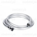 Шланг для душа KNOTLOR LA-03, ПВХ, Хром