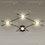 Светильник накладной 3906/13WL, Costella, LED, 1*13 Вт, чёрный/золотистый