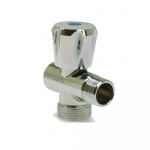 Вентиль 1/2"*3/4"*1/2" ВР/НР/НР, TIM BL5838, трехпроходной, для быт. техники, Хром