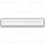 Решетка для радиатора МДФ STELLA, Крышка для экрана, Белый, 150 см