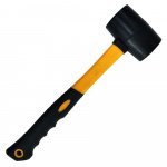 Киянка STR-034, резиновая, стеклопластиковая ручка, 300 г