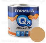 Эмаль FORMULA Q8 ПФ-266 для пола, светлый орех, 2,7 кг