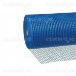Сетка стеклотканевая (рул.) 1*10м, Polinet, Для фасадов, 160гр/м2, 5*5