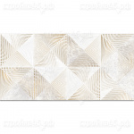 Декор Piemonte DWU09PMT004, матовая, золото, толщина 7,5 мм,  24,9*50 см