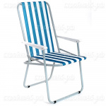 Кресло складное STR-504, Пляжный, Голубой