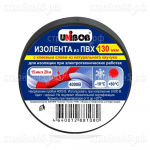 Изолента   59644, Unibob, 15 мм*20 м, черная