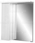 Шкаф-зеркало Домино Айсберг, Лилия 50, распашная створка, левый, белый, 50*70*15 см