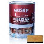 Антисептик HUSKY SIBERIAN полуматовый для древесины, дуб, 0,9 л