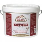 Штукатурка ЭКСПЕРТ декоративная  фактурная белая, 18 кг, фракция 0,3 мм