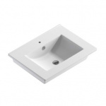 Умывальник мебельный Sanita Luxe Quadro 60, белый, 46*60 см