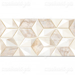 Декор Nevada beige DWU09NVD404, глянцевая, бежевый, толщина 7,5 мм, 20*60 см
