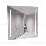 Зеркало Домино Good Light, 2-80, с подсветкой, 70*80 см