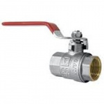 Кран шаровый VT.214, Basic, 3/4", муфта-муфта, рычаг