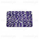 Коврик для ванной DM-658, букле, цвет фиолетовый, прямоугольный,  50*80 см