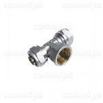 Тройник (обжим) ALTSTREAM , Vаltec,16*1/2*16 , внутренняя резьба