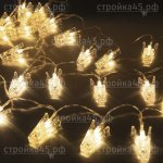 Гирлянда электр. 2644/SE-CLIPS-330WW, светодиодная, Прищепки, 3 м, 30LED, 3*АА, Теплый белый