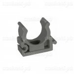 Опора  обрезиненная, 1.1/4"(38-43), с шурупом, 8*80 мм