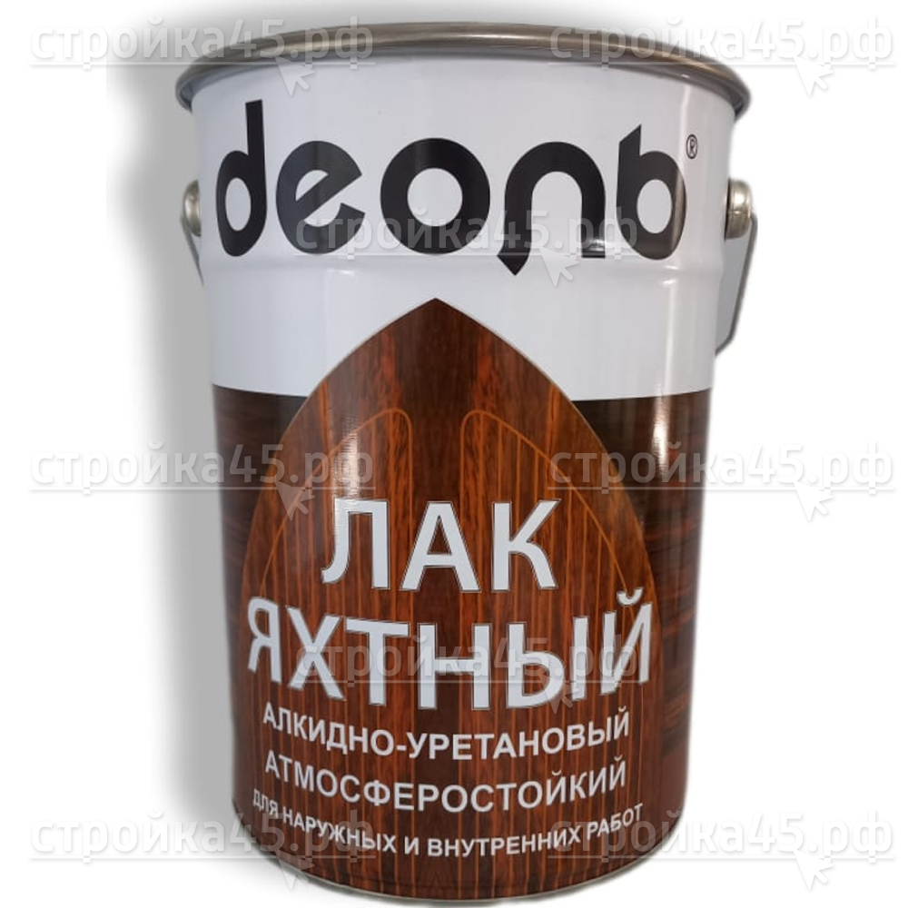 Лак ДЕОЛЬ 5л, Яхтный, п/матовый