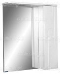 Шкаф-зеркало Домино Айсберг, Лилия 50, распашная створка, правый, белый, 50*70*15 см