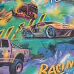 Обои Палитра 72349-36HC, Винил горячего тиснения на флизелине, 1,06*10м, Racing Team