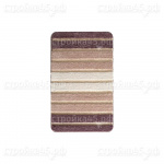 Коврик для ванной DM-661, полоска, цвет коричневый, прямоугольный, 50*80 см