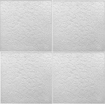 Плита потолочная полистирол Берлин, цвет белый, 500*500 мм
