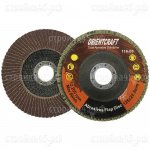 Диск лепестковый OCF1252260, ORIENTCRAFT, P60, для УШМ, торцевой, 125*22,2 мм