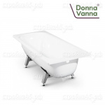 Ванна стальная "ВИЗ" DONNA VANNA, белая, с установочным комплектом, 150*70 см