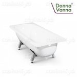 Ванна стальная "ВИЗ" DONNA VANNA, белая, с установочным комплектом, 150*70 см