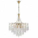 Светильник н/п СОНЕКС-К 8243/6, CLASSI, LN26 086, Люстра подвесная, Е14, 6*40W 220V KRISTINA, Латунь, металл