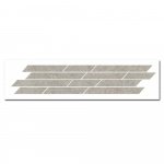 Декор Kerama Marazzi T036\SG6537, РИККАРДИ МОЗАИЧНЫЙ 46,8Х9,8 СЕРЫЙ СВЕТЛЫЙ МАТОВЫЙ