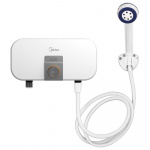Водонагреватель Midea MIWH-5500S, проточный, с ручной лейкой