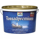 Краска JOBI FASSADPREMIUM фасад. R10 , акриловая, белая матовая, 0,9 л