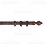 Карниз с U-шиной Кантри, 160см, Орех