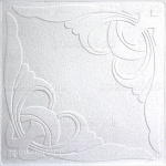 Плита потолочная полистирол Сказка, цвет белый, 500*500 мм