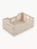 Корзина DM-1118, складная, пластик, Бежевая
