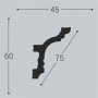 Карниз Bello deco XPS K9, 60*45